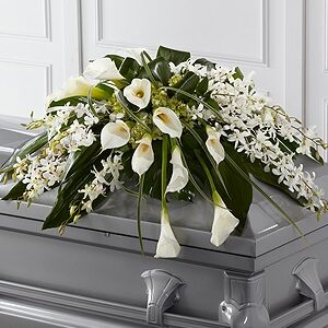 The FTD® Angel Wings™ Casket Spray