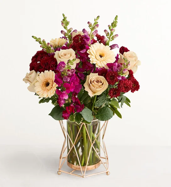 Burgundy Bliss Bouquet Deluxe
