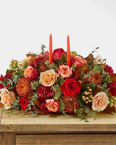 <p>Celebrate the season of gratitude & gathering around this special centerpiece, beautifully opening up the table, mantle, or countertop for conversation and warmth!</p>
