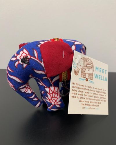 <p>These handcrafted elephants are all hand-made by young women rescued from slavery in India. By making each Wella and practicing their sewing, these4 young women are one step closer to finding employment in the Indian tailoring industry.</p>